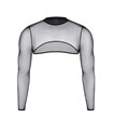 Transparentes Crop-Top aus Tüll mit offener Rückenpartie | Regnes Fetish Planet Transparentes Crop-Top aus Tüll mit offener Rückenpartie | Regnes Fetish Planet