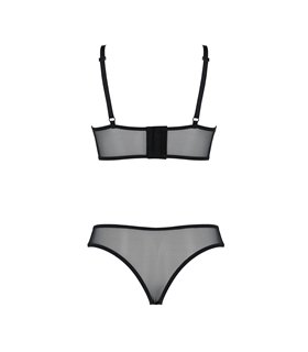 Transparentes Dessous-Set mit Netz und Spitze | Passion Transparentes Dessous-Set mit Netz und Spitze | Passion