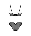 Transparentes Netz-Dessous-Set mit Bügel-BH und Slip | Passion Transparentes Netz-Dessous-Set mit Bügel-BH und Slip | Passion