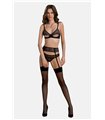 Erotisches Netz-Dessous Set mit Strumpfhalter und Bügel-BH | Passion Erotisches Netz-Dessous Set mit Strumpfhalter und Bügel-BH | Passion