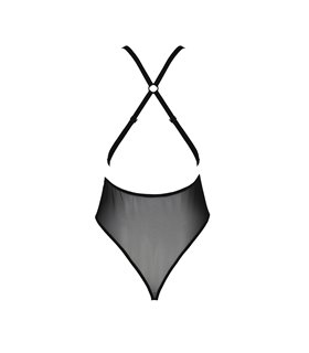Transparenter Body mit gekreuzten Trägern und Hakenverschluss | Passion Transparenter Body mit gekreuzten Trägern und Hakenverschluss | Passion
