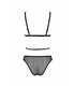 Transparentes Netz-Dessous-Set mit Hakenverschluss | Passion