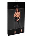 Wetlook Leggings mit offenem Schritt für sinnliche Momente | Noir Handmade