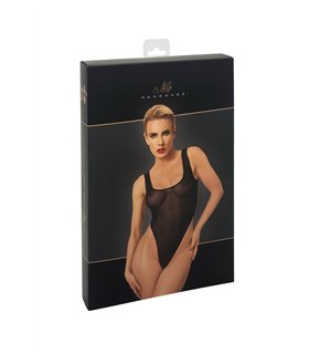 String-Body mit feinmaschiger Netzstruktur und eleganter Passform | Noir Handmade