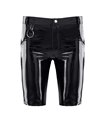 Herren PVC Shorts mit Metallring und Gürtelschlaufen | Regnes Fetish Planet Herren PVC Shorts mit Metallring und Gürtelschlaufen | Regnes Fetish Planet