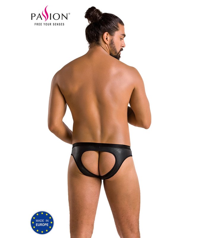 Männer Slip ouvert mit Metallring und Gummibändern | Passion Menswear