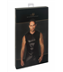 Ärmelloses Kapuzenshirt mit Wetlook-Finish und cooler Silhouette | Noir Handmade Men