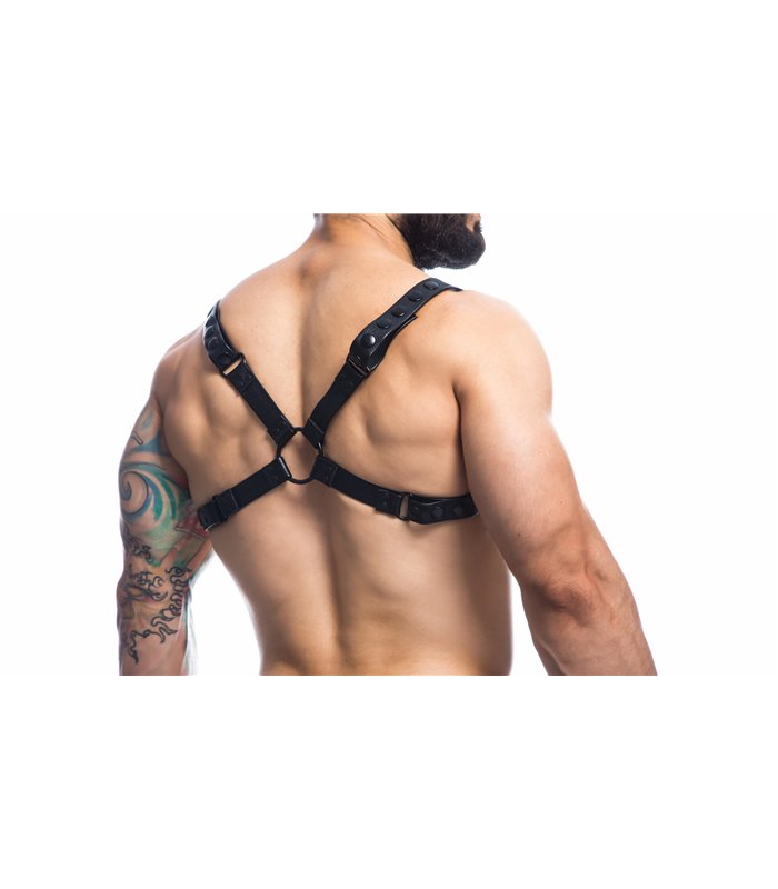 Herren-Harness mit Metallringen und verstellbaren Trägern | CUT4MEN