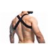 Herren-Geschirr mit gekreuzten Bändern und Front-Logo | CUT4MEN