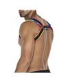 Herren Harness zweiteilig mit Metallringen und Karabinerhaken | CUT4MEN Herren Harness zweiteilig mit Metallringen und Karabinerhaken | CUT4MEN