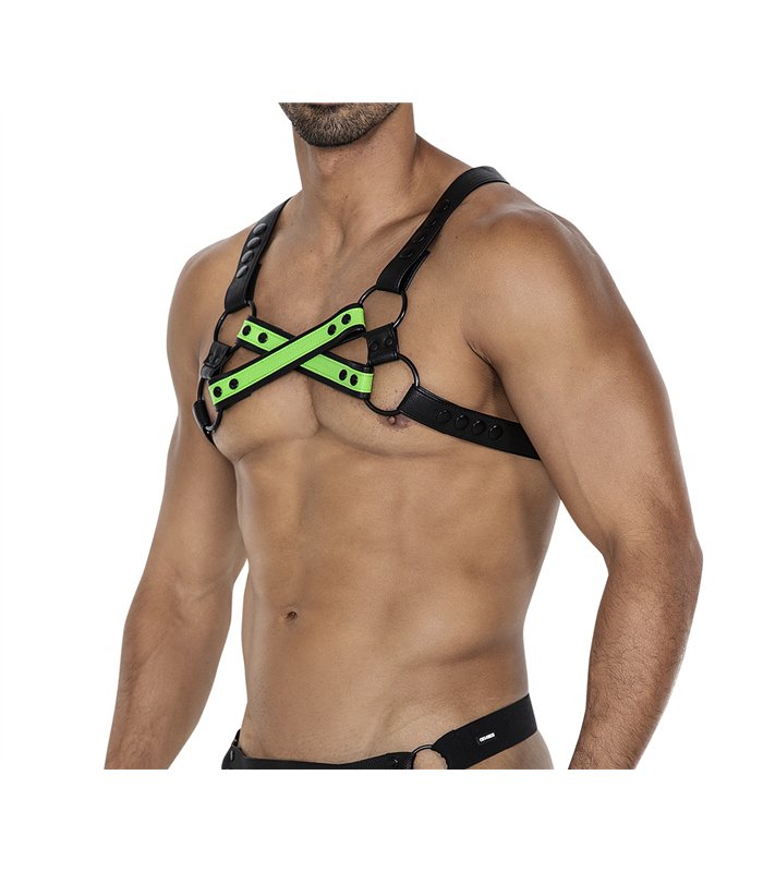Herren Harness Körpergurt mit verstellbaren Druckknöpfen | CUT4MEN