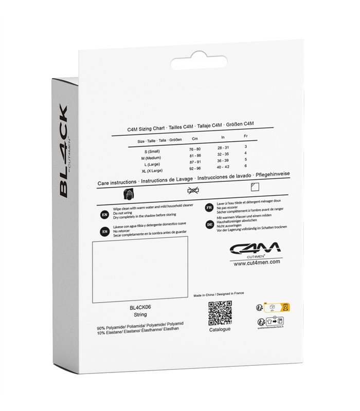 Wetlook String mit hohem Bund und sensibler Passform | CUT4MEN