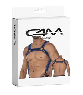 Herren Harness Neopren Riemen Karabiner Metallringe | CUT4MEN Herren Harness Neopren Riemen Karabiner Metallringe | CUT4MEN