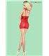Chemise mit verstellbaren Trägern und T-String | Provocative