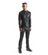 Slim-Fit Fliegerjacke aus Wetlock-Material mit Metallknöpfen | Regnes Fetish Planet