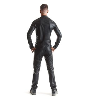 Extravagante Mesh-Jacke mit Wetlook-Elementen und vertikalen Linien | Regnes Fetish Planet Extravagante Mesh-Jacke mit Wetlook-Elementen und vertikalen Linien | Regnes Fetish Planet