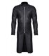 Eleganter Herren Wetlook Mantel mit diagonalen Nähten | Regnes Fetish Planet