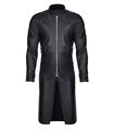 Eleganter Herren Wetlook Mantel mit diagonalen Nähten | Regnes Fetish Planet Eleganter Herren Wetlook Mantel mit diagonalen Nähten | Regnes Fetish Planet