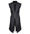 Herren Wetlook Frack Weste Slim-Fit mit Dreieckelementen | Regnes Fetish Planet Herren Wetlook Frack Weste Slim-Fit mit Dreieckelementen | Regnes Fetish Planet