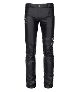 Herren Gothic Punk Hose mit Reißverschlüssen und Riemen | Regnes Fetish Planet Herren Gothic Punk Hose mit Reißverschlüssen und Riemen | Regnes Fetish Planet