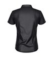 Wetlook-Poloshirt mit Reißverschluss und Ziernähten | Regnes Fetish Planet Wetlook-Poloshirt mit Reißverschluss und Ziernähten | Regnes Fetish Planet