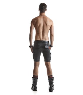 Cargo-Shorts mit 6 Taschen und Alcantara-Etikett | Regnes Fetish Planet Cargo-Shorts mit 6 Taschen und Alcantara-Etikett | Regnes Fetish Planet