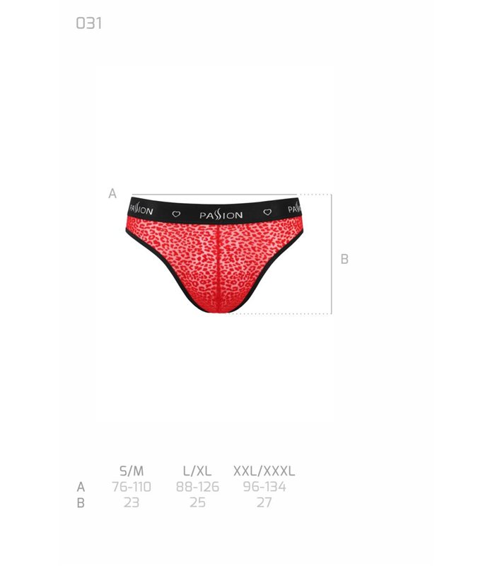 Herren Netz-Slip mit Samtprint elegantes Dessous Design | Passion Menswear