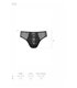 Herren Slip mit Schnürung aus Kunstleder und Netzmaterial | Passion Menswear