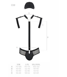Harness Set mit Netzdetails und Metallelementen | Passion Menswear Harness Set mit Netzdetails und Metallelementen | Passion Menswear
