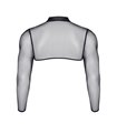 Transparentes Crop-Top aus Tüll mit offener Rückenpartie | Regnes Fetish Planet Transparentes Crop-Top aus Tüll mit offener Rückenpartie | Regnes Fetish Planet
