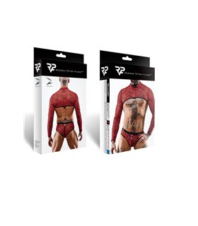 Dehnbarer Tüll-Crop-Top mit offenen Schultern | Regnes Fetish Planet Dehnbarer Tüll-Crop-Top mit offenen Schultern | Regnes Fetish Planet