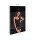 Wetlook Minikleid mit abnehmbarer Kette und Hakenverschluss | Noir Handmade
