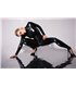 Powerwetlook Catsuit mit rückseitigem Reißverschluss | Noir Handmade
