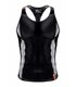 PVC Tank Top mit Regenbogen-Details | Regnes Fetish Planet