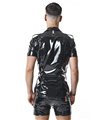 Military Hemd aus Lack-Optik mit LGBTQ+ Details | Regnes Fetish Planet Military Hemd aus Lack-Optik mit LGBTQ+ Details | Regnes Fetish Planet