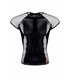 PVC Mesh T-Shirt mit Regenbogen-Patch für Herren | Regnes Fetish Planet
