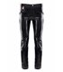 Herren Lack-Hose mit Taschen und Regenbogen-Akzent | Regnes Fetish Planet