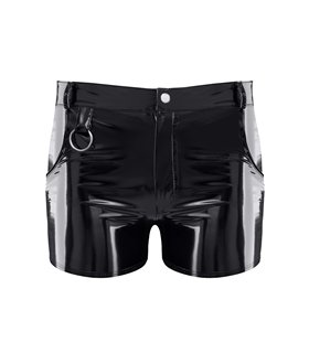 Herren Lack-Shorts mit Taschen und Metallring | Regnes Fetish Planet Herren Lack-Shorts mit Taschen und Metallring | Regnes Fetish Planet
