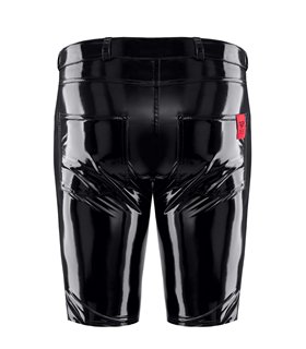 Herren PVC Shorts mit Metallring und Gürtelschlaufen | Regnes Fetish Planet Herren PVC Shorts mit Metallring und Gürtelschlaufen | Regnes Fetish Planet