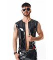 Herren Weste mit Reißverschluss und vertikalen Nähten | Regnes Fetish Planet Herren Weste mit Reißverschluss und vertikalen Nähten | Regnes Fetish Planet