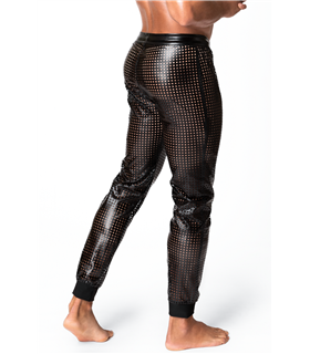 Perforierte Herren-Hose mit Elasthan-Anteil und Polymerbeschichtung | Noir Handmade Men