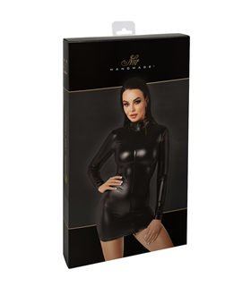 Figurbetontes Minikleid mit elegantem 2-Wege-Reißverschluss | Noir Handmade