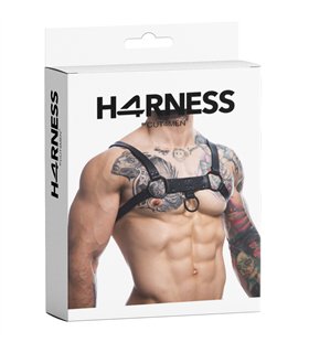 Herren-Harness mit Metallringen und verstellbaren Trägern | CUT4MEN Herren-Harness mit Metallringen und verstellbaren Trägern | CUT4MEN