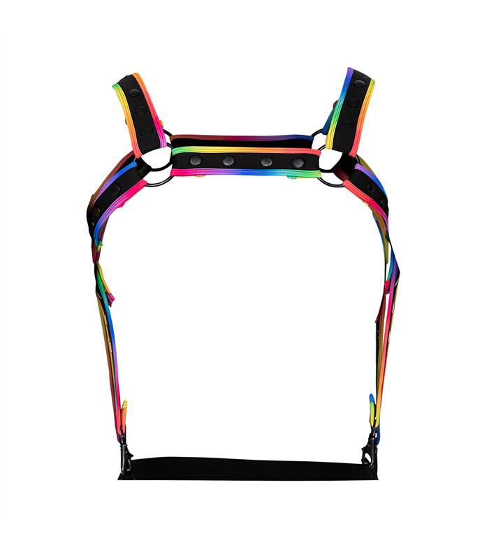 Herren Harness zweiteilig mit Metallringen und Karabinerhaken | CUT4MEN