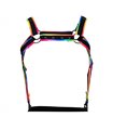 Herren Harness zweiteilig mit Metallringen und Karabinerhaken | CUT4MEN Herren Harness zweiteilig mit Metallringen und Karabinerhaken | CUT4MEN