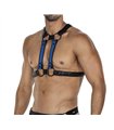 Herren Harness Kunstleder Riemen verstellbar mit Metallringen | CUT4MEN Herren Harness Kunstleder Riemen verstellbar mit Metallringen | CUT4MEN