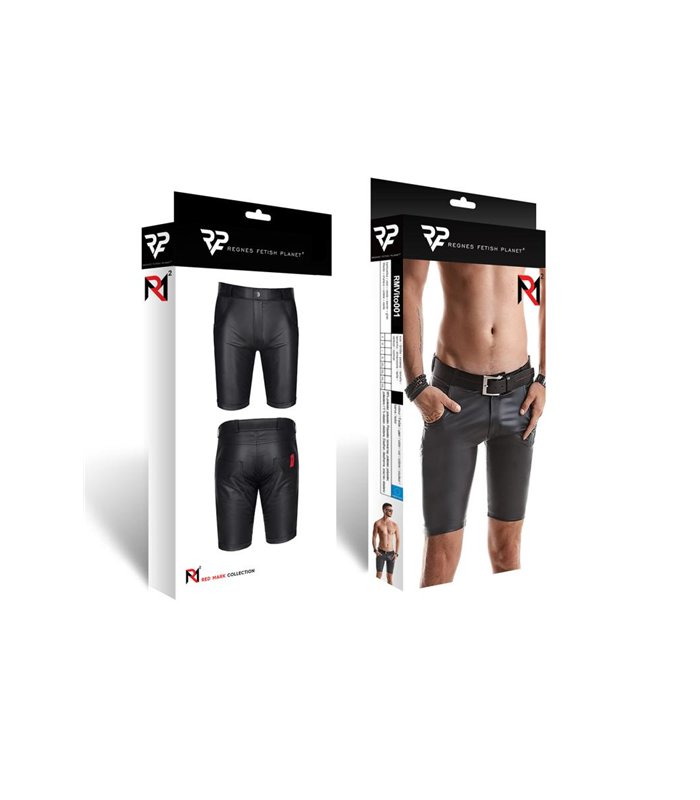 Herren Shorts mit Taschen aus elastischem Wetoolk | Regnes Fetish Planet