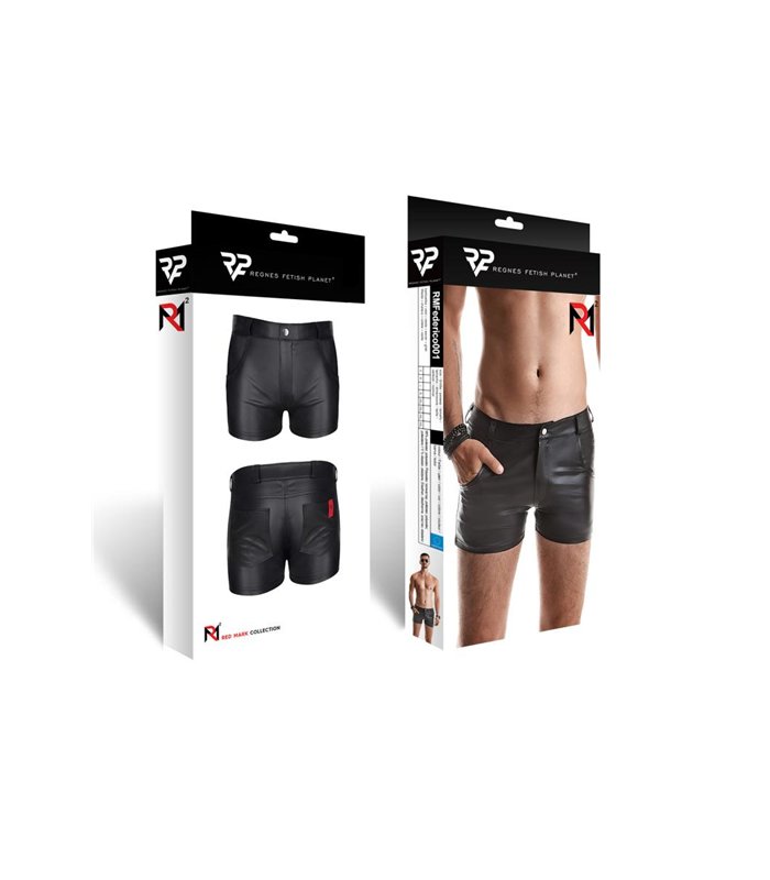 Herren Shorts mit Taschen, Gürtelschlaufen und Alcantara-Etikett | Regnes Fetish Planet