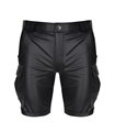 Cargo-Shorts mit 6 Taschen und Alcantara-Etikett | Regnes Fetish Planet Cargo-Shorts mit 6 Taschen und Alcantara-Etikett | Regnes Fetish Planet