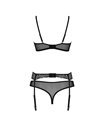Erotisches Netz-Dessous Set mit Strumpfhalter und Bügel-BH | Passion Erotisches Netz-Dessous Set mit Strumpfhalter und Bügel-BH | Passion
